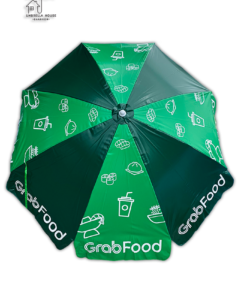 ร่มสนามโฆษณาแบรนด์-Grabfood